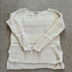 American Eagle Outfitters Cream Knit Sweater size XS